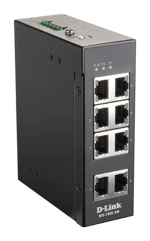 D-Link DIS 100E-8W - Switch - unmanaged - 8 x 10/100, Ansicht 4