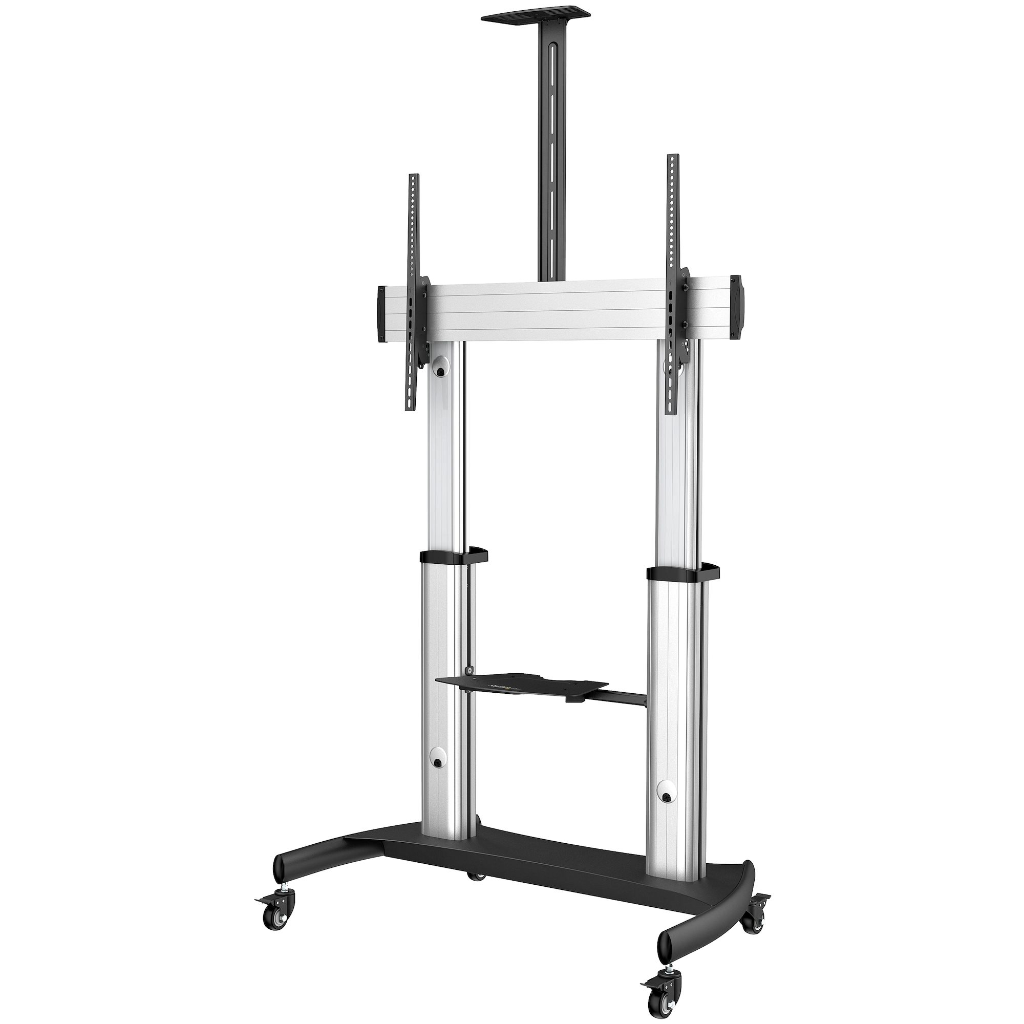 StarTech.com TV-Wagen - Fernsehständer mit Rollen für 60-100 Zoll-Displays (100kg), Ansicht 2