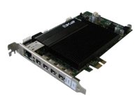 CELSIUS RemoteAccess Quad Card - Video/Audio/USB-Verlängerungskabel - GigE - 10Base-T, 100Base-TX, 1000Base-T - für Celsius M7010, M770, R940, R970, W550, W570, W580