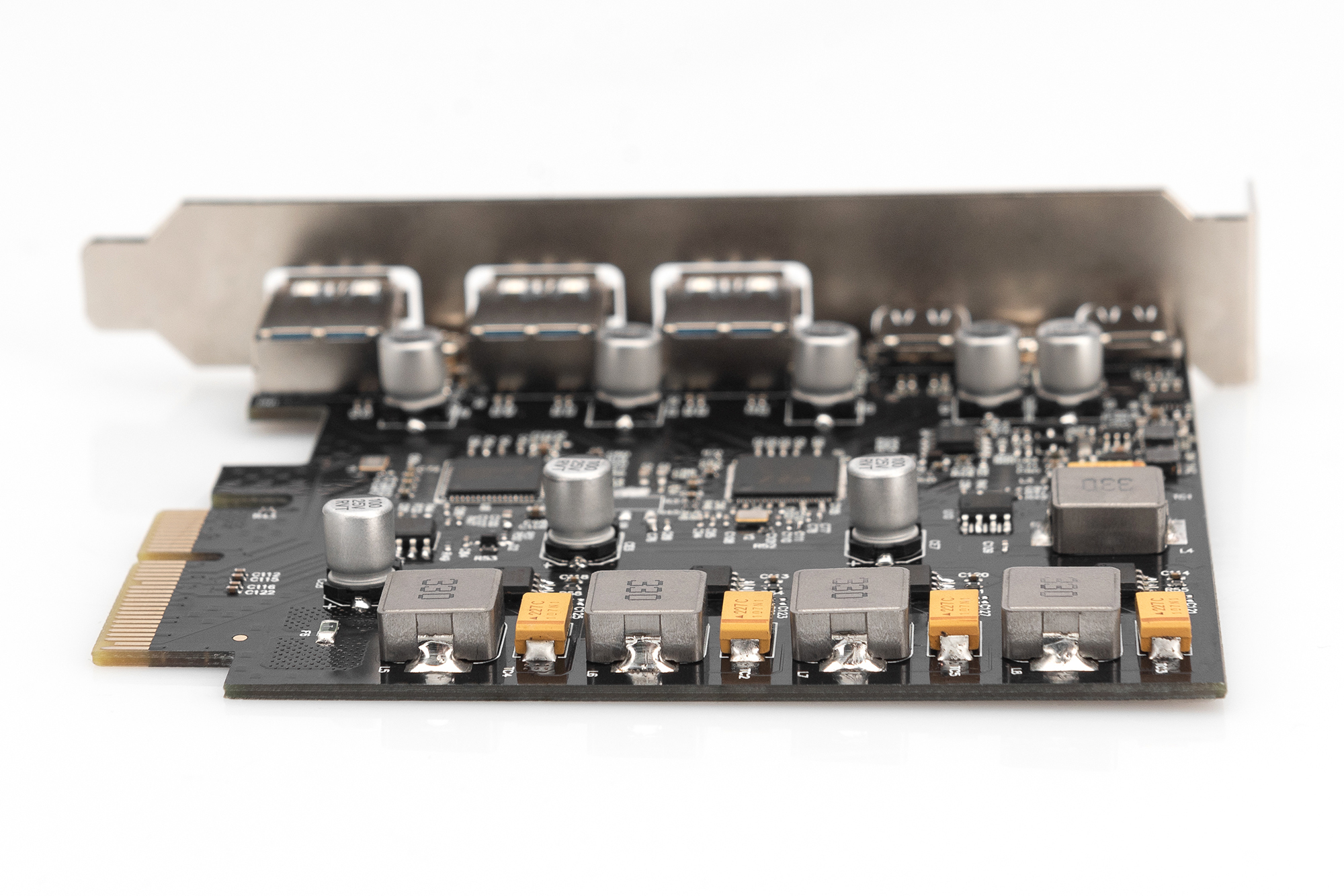 DIGITUS PCIe Karte 2x USB-C + 3x USB A, Ansicht 3