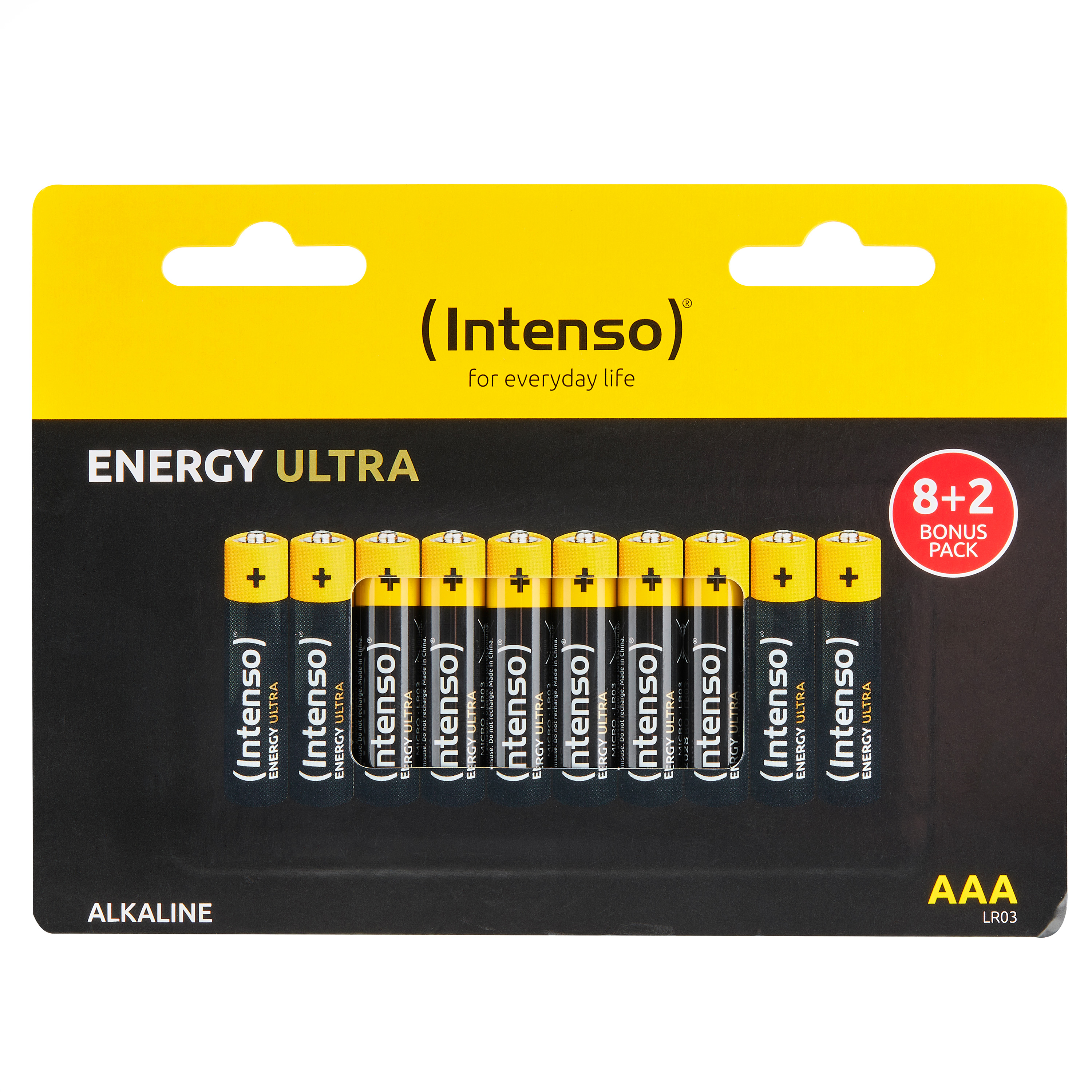 Intenso Energy Ultra Bonus Pack - Batterie 10 x AAA / LR03, Ansicht 3