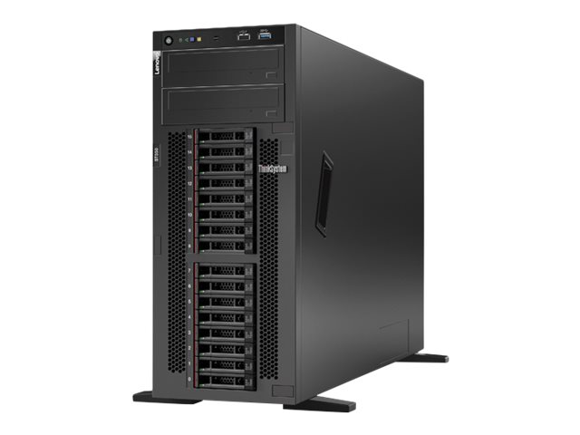 Lenovo ThinkSystem ST550 7X10 - Server - Tower - 4U - zweiweg - 1 x Xeon Silver 4208 / 2.1 GHz - RAM 16 GB - SAS - Hot-Swap 6.4 cm (2.5") Schacht/Schächte - keine HDD - Matrox G200 - GigE - kein Betriebssystem - Monitor: keiner