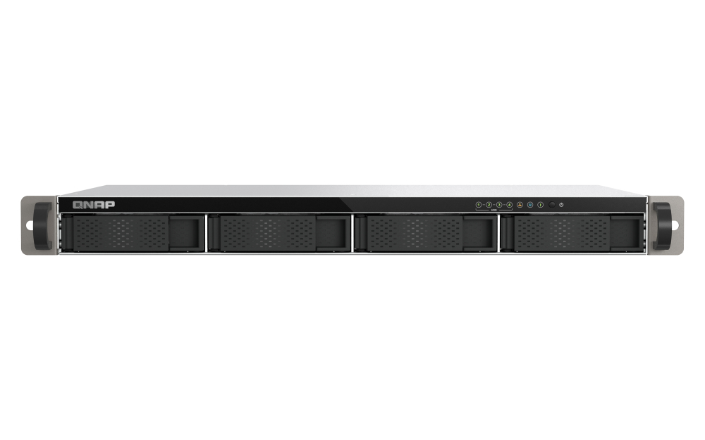 QNAP TS-433EU - NAS-Server - 4 Schächte - Rack, Ansicht 4