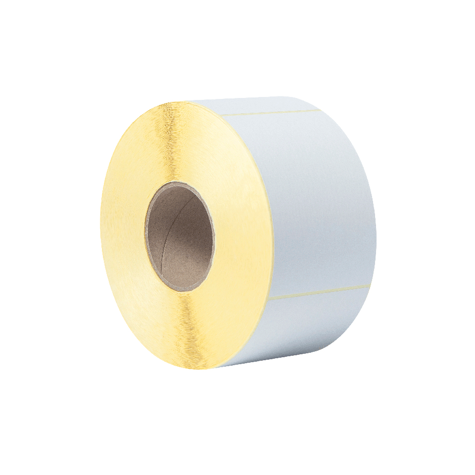 Brother Premium - Oberseite beschichtet - weiß - 102 x 150 mm 1440 Etikett(en) (1 Rolle(n), Ansicht 2