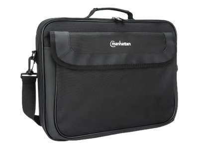IC Intracom Manhattan Cambridge Laptop Bag 15.6&quot;, Clamshell Design, Accessories Pocket, Document Compartment on Back, Shoulder Strap (removable)