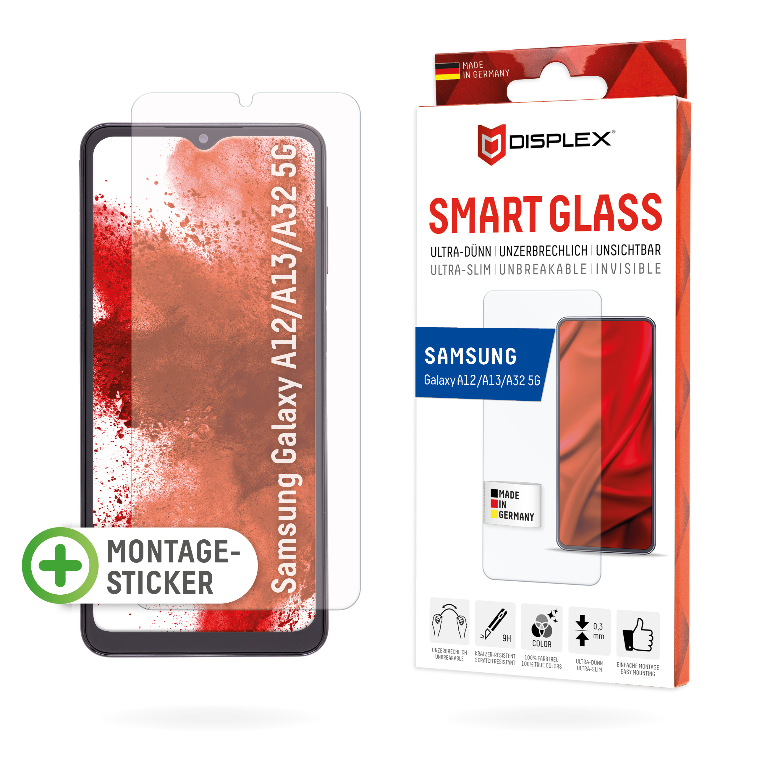 E.V.I. DISPLEX Smart Glass Samsung Galaxy A12/A13/A32 5G, Ansicht 2