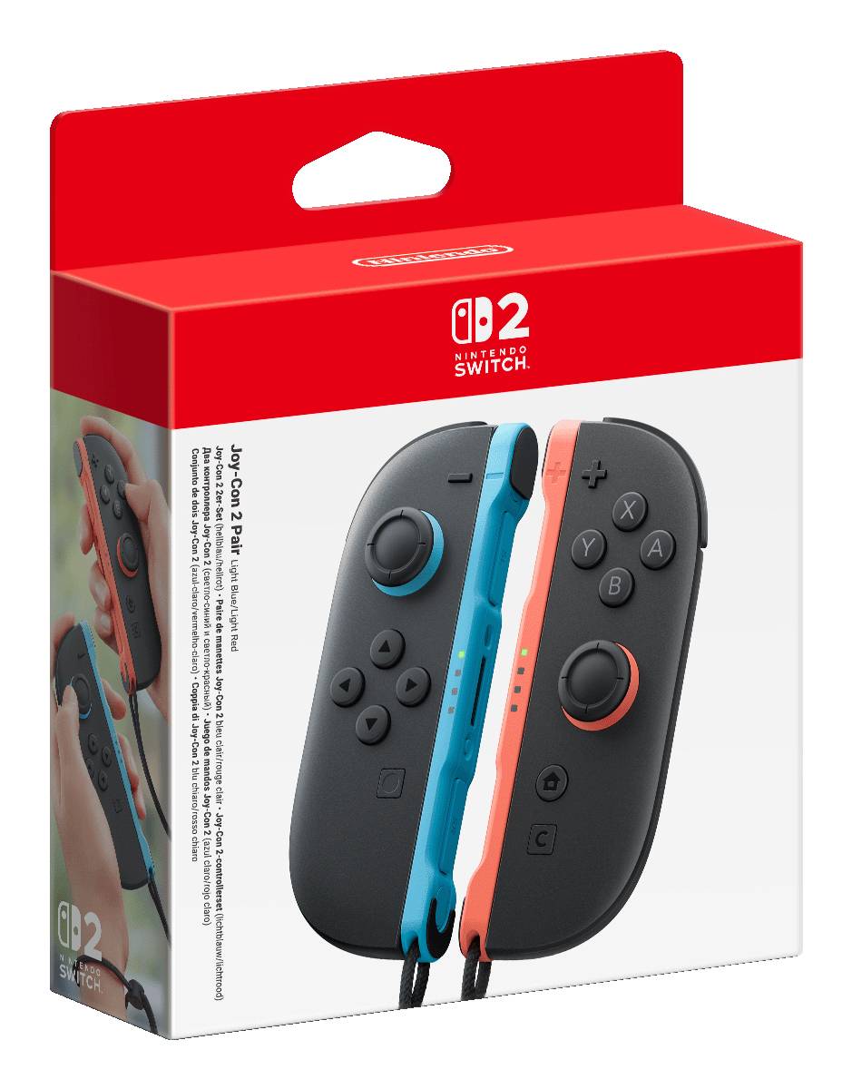 Nintendo Joy-Con 2 Set hellblau/hellrot Switch 2 - Gamepad - Bluetooth, Ansicht 4