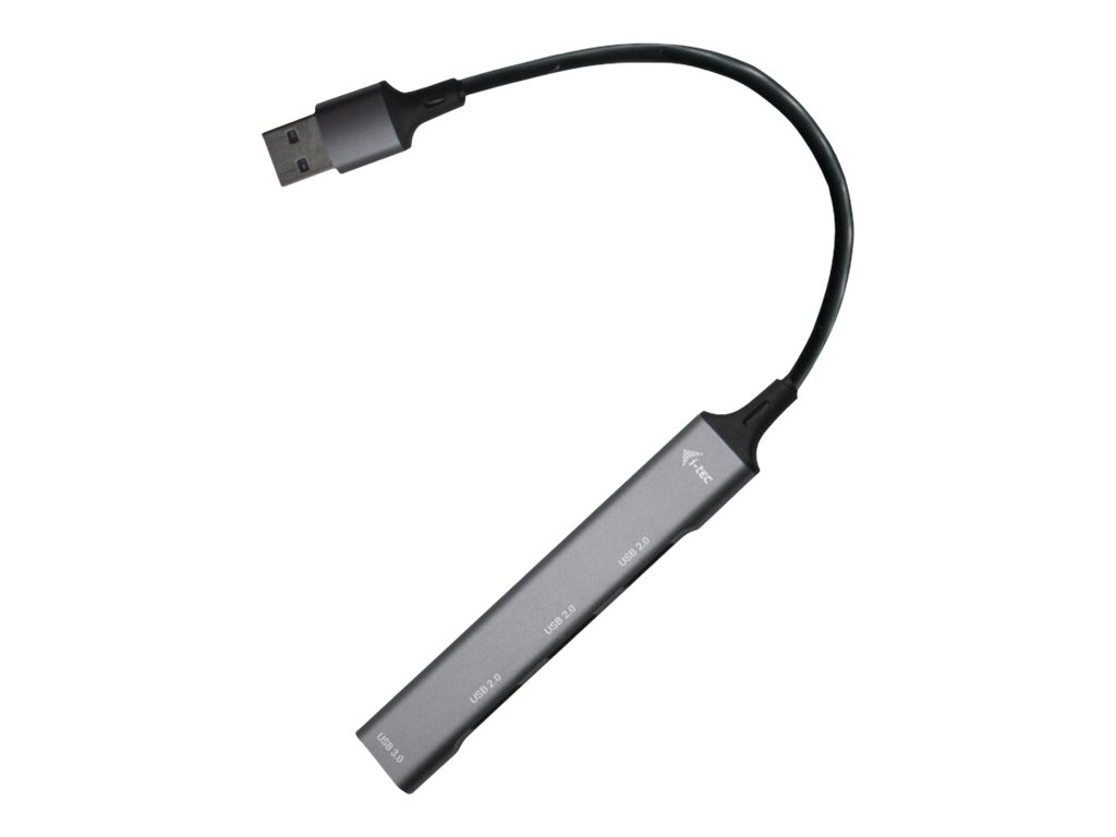 i-tec USB 3.0 Metal HUB - Hub - 1 x SuperSpeed USB 3.0 + 3 x USB 2.0, Ansicht 3