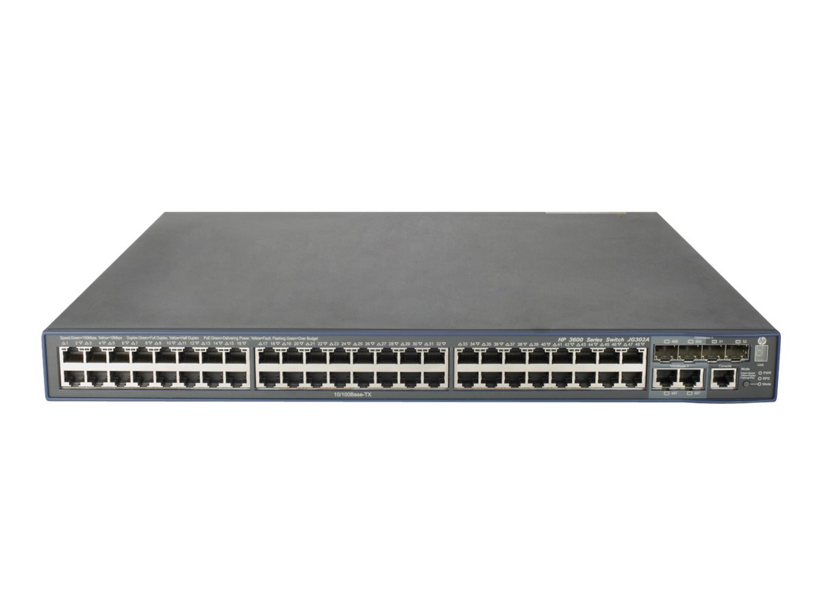 HPE 3600-48-PoE+ v2 EI Switch (JG302C)