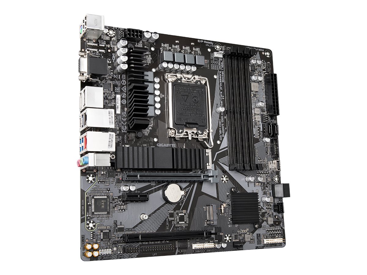 Gigabyte Q670M D3H - Motherboard - micro ATX - LGA1700-Sockel - Q670 Chipsatz - USB-C 3.2 Gen2 USB-C 3.2 Gen 1 USB 3.2 Gen 1 - 2.5 Gigabit LAN - Onboard-Grafik (CPU erforderlich)