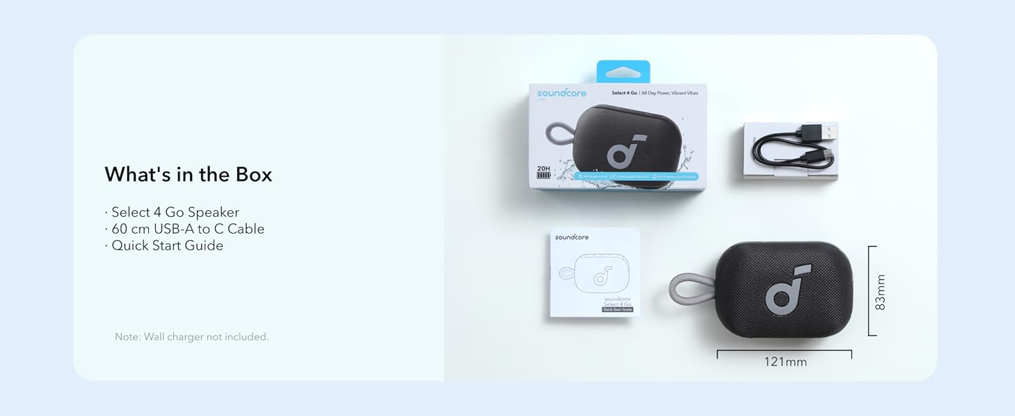 Anker Innovations Soundcore Select 4 Go - Lautsprecher - tragbar - Schwarz, Ansicht 2