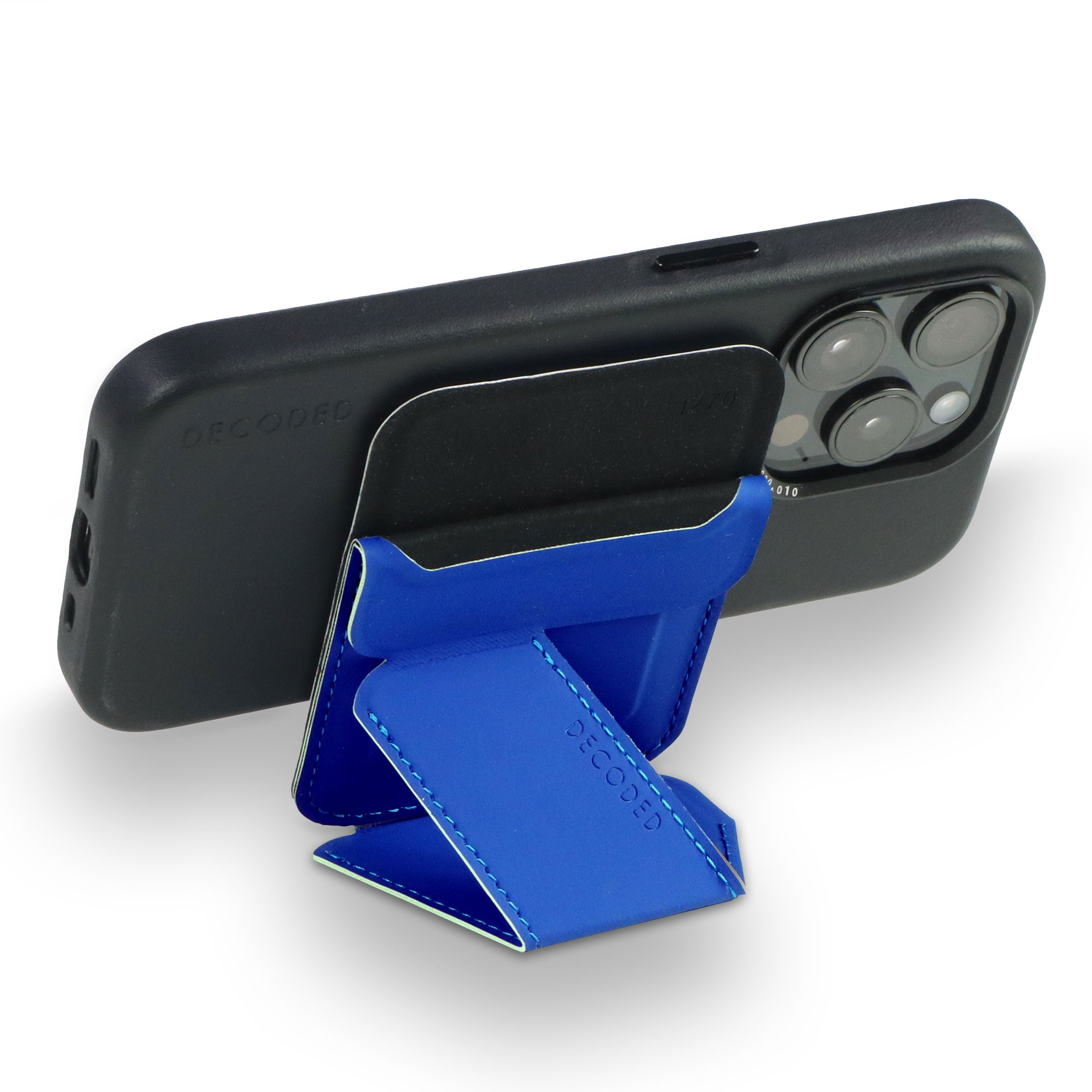Decoded Silicone MagSafe Card Stand Sleeve Galactic Blue, Ansicht 4