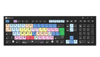 Logickeyboard LKB-MCOM4-BJPU-FR - Volle Größe (100%) - Kabelgebunden - USB - Scherenschalter - AZERTY - Schwarz