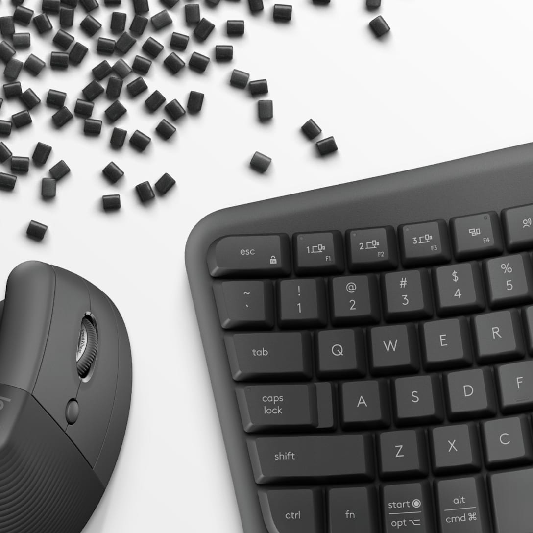 Logitech Wave Keys and Lift Combo - Tastatur-und-Maus-Set - TL: Deutsch, QWERTZ, Ansicht 4