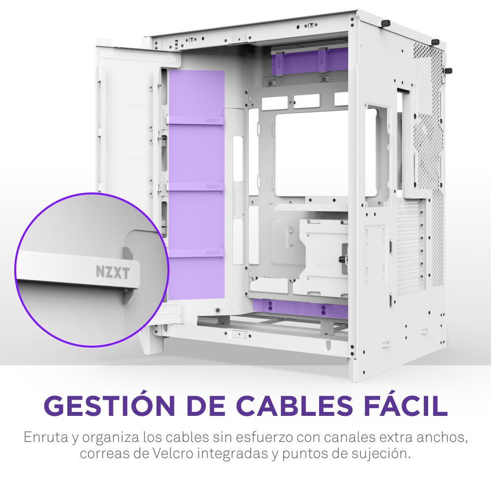 NZXT H9 Flow 2025 All White MidiTower CM-H92FW-01 retail - Midi/Minitower - ATX, Ansicht 2