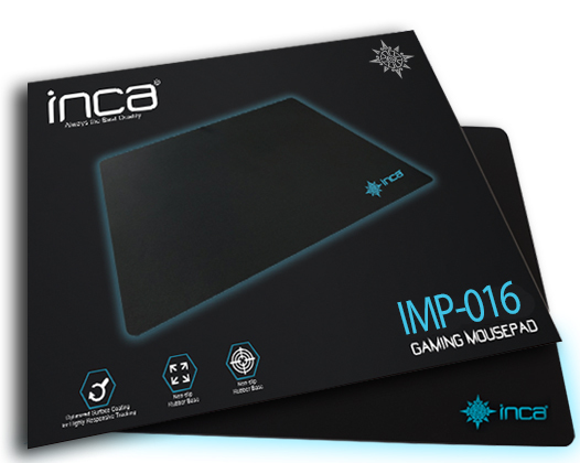 INCA Gaming Mauspad IMP-16 220x350x3mm schwarz, Ansicht 4