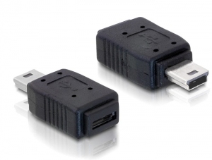 Delock USB-Adapter - Mini-USB, Typ B (M) zu Micro-USB Typ B (W), Ansicht 2
