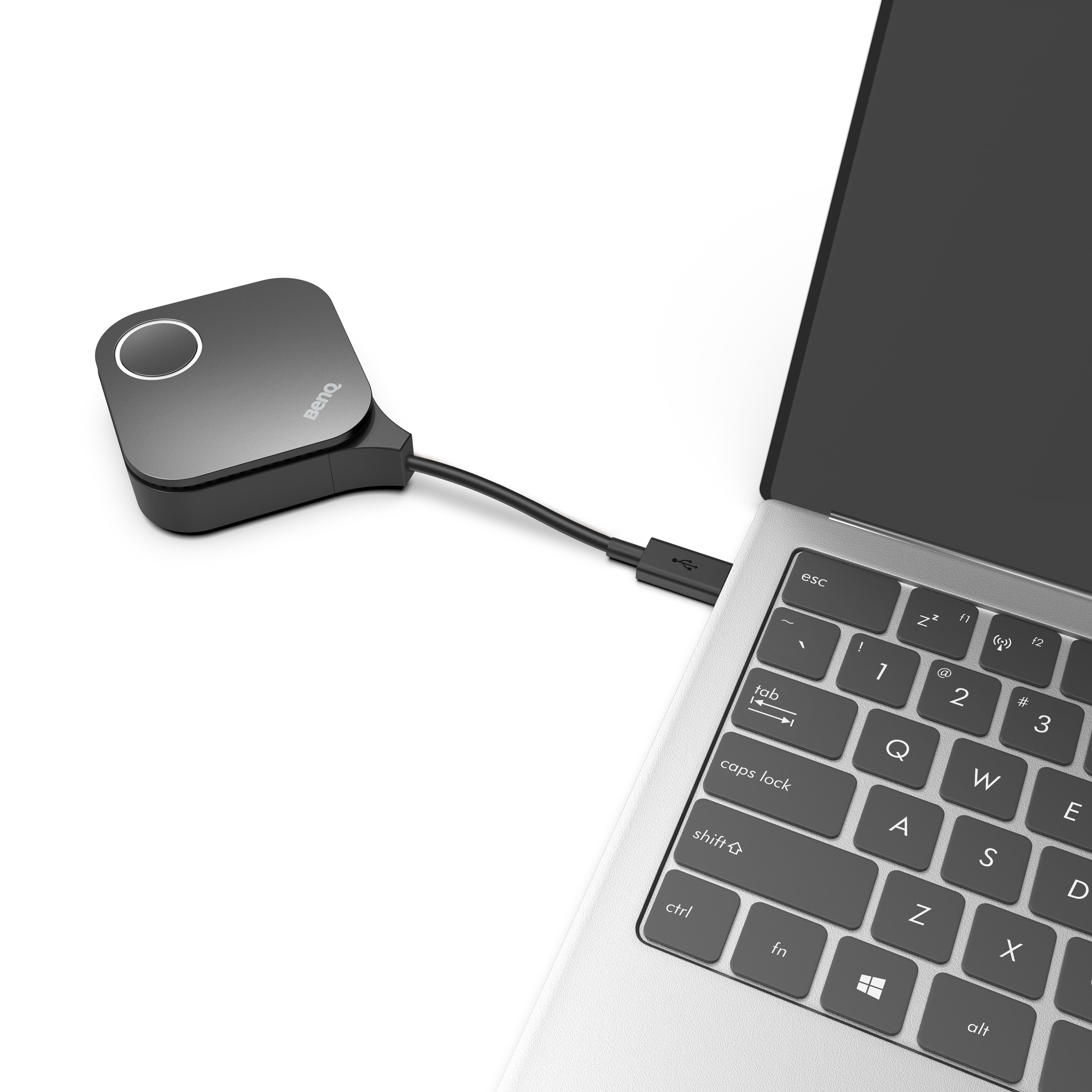 BenQ InstaShow WDC15 Wireless presentation 4K Pure HW solution USB-C HDMI switchable - Schnittstellenkarte - WLAN, Ansicht 4