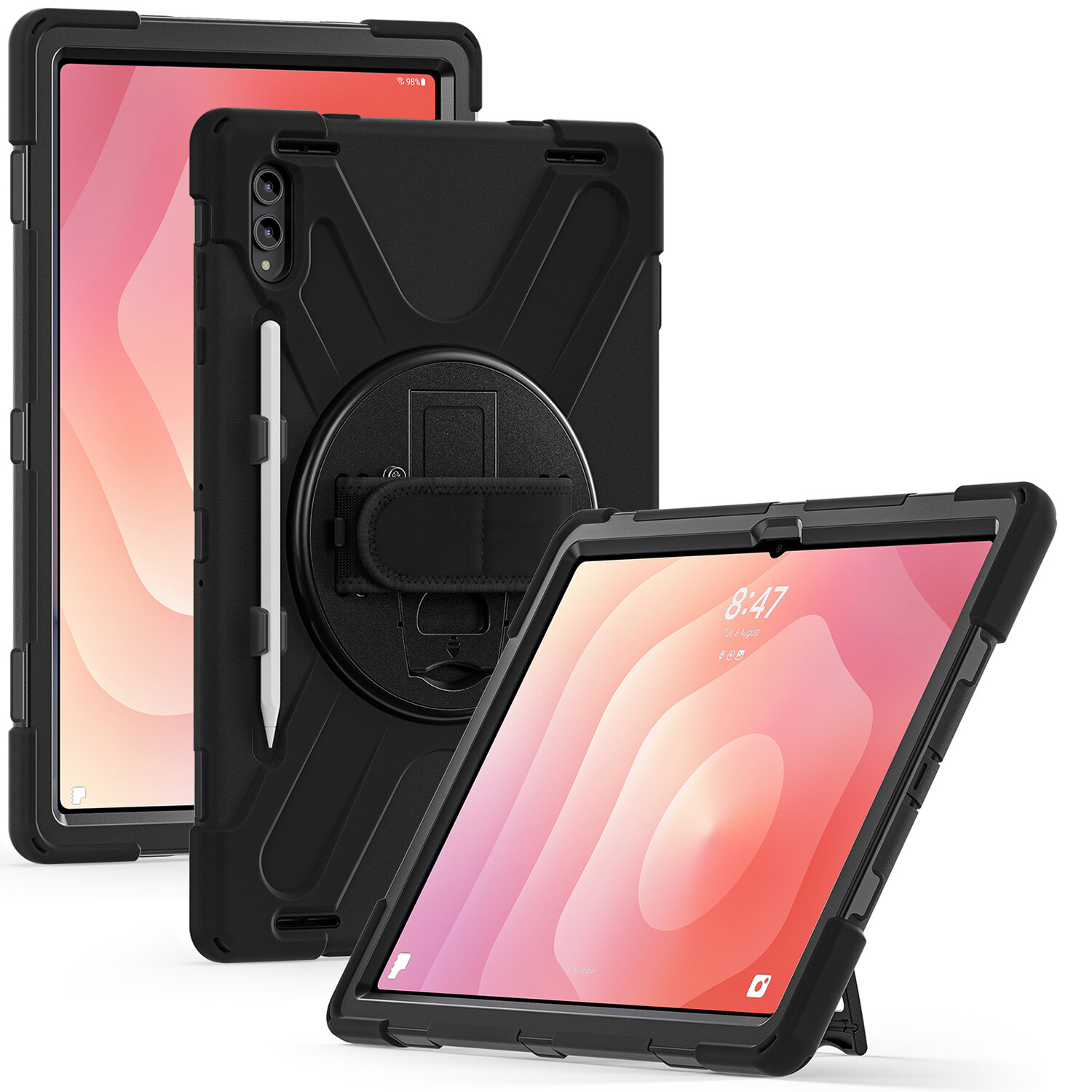 4smarts Rugged Case Grip für Samsung Galaxy Tab S11 Ultra, Ansicht 4