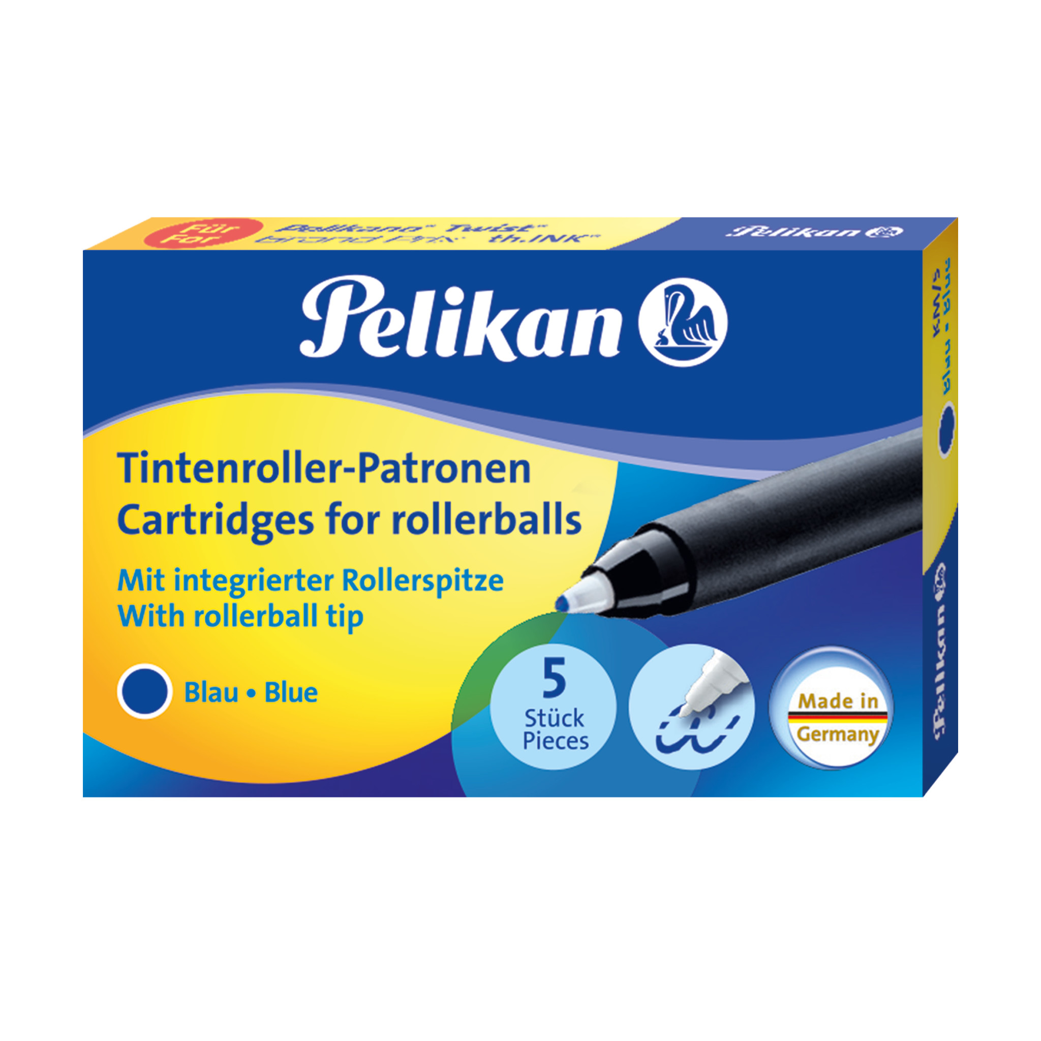 Pelikan inktpatroon 4001 - Blau - Medium - Kugelschreiber - Deutschland - Box - 10 Stück(e)