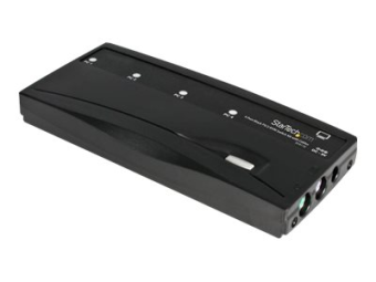 StarTech.com 4 Port VGA  PS2 KVM Switch - PS2 KVM Umschalter inkl. Kabel