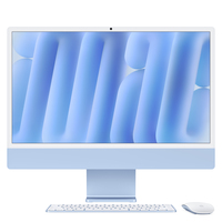 Apple iMac Z1EQ 59.62cm Nano Glas M4 10C CPU10C GPU16C N.E. SSD Gbit Eth LP MT NumKey TID IT Blau