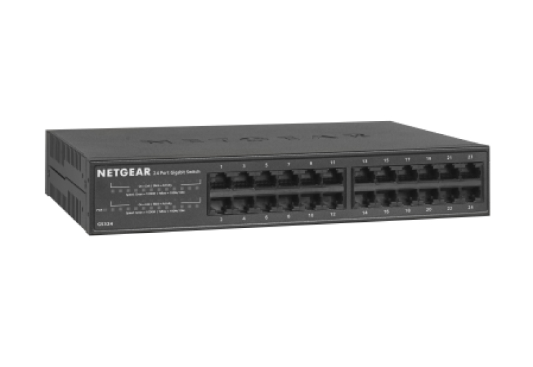 Netgear GS324v2 - Switch - unmanaged - 24 x 10/100/1000, Ansicht 4