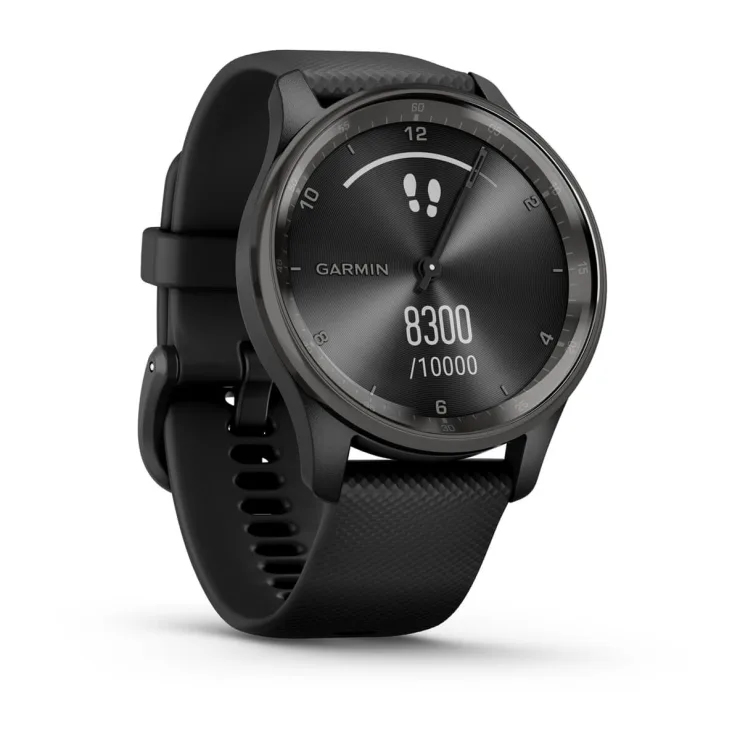 Garmin vívomove Trend - 40 mm - schwarz - intelligente Uhr mit Band, Ansicht 3