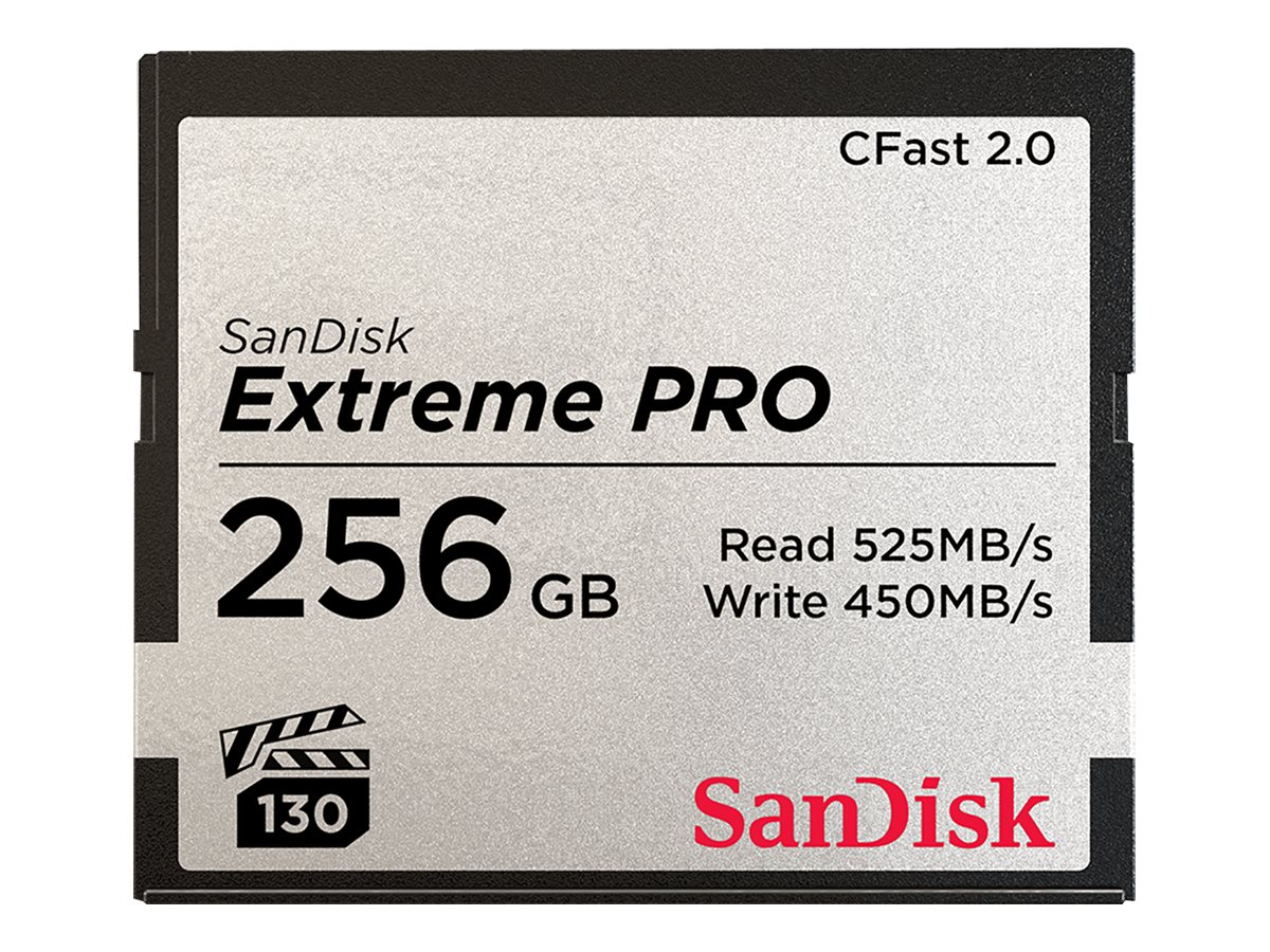 SanDisk Extreme Pro - Flash-Speicherkarte - 256 GB (SDCFSP-256G-G46D)