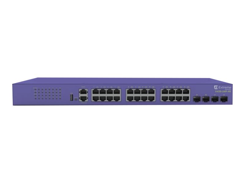 Extreme Networks X435 W/24 10/100/1000BASE-T (X435-24P-4S)