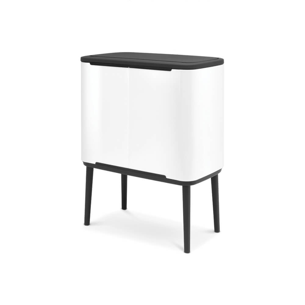 Brabantia 313523 - 33 l - Rechteckig - Edelstahl - Schwarz - Weiß - Kunststoff - 540 mm, Ansicht 4