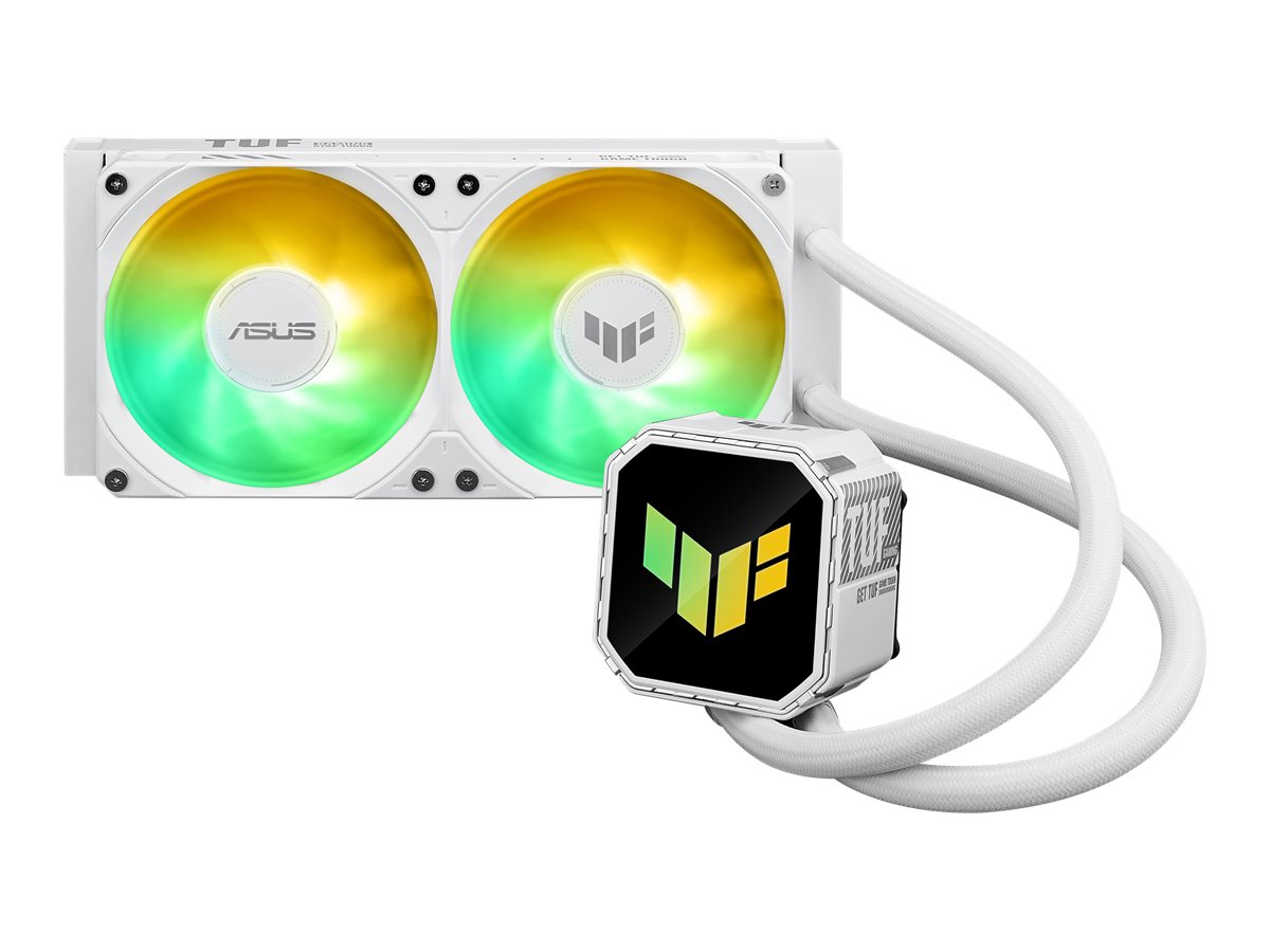 ASUS TUF Gaming LC III 240 ARGB - White Edition - Prozessor-Flüssigkeitskühlsystem - Kühlergröße: 240 mm - (für: AM4, AM5, LGA1851, LGA1700, LGA1200)
