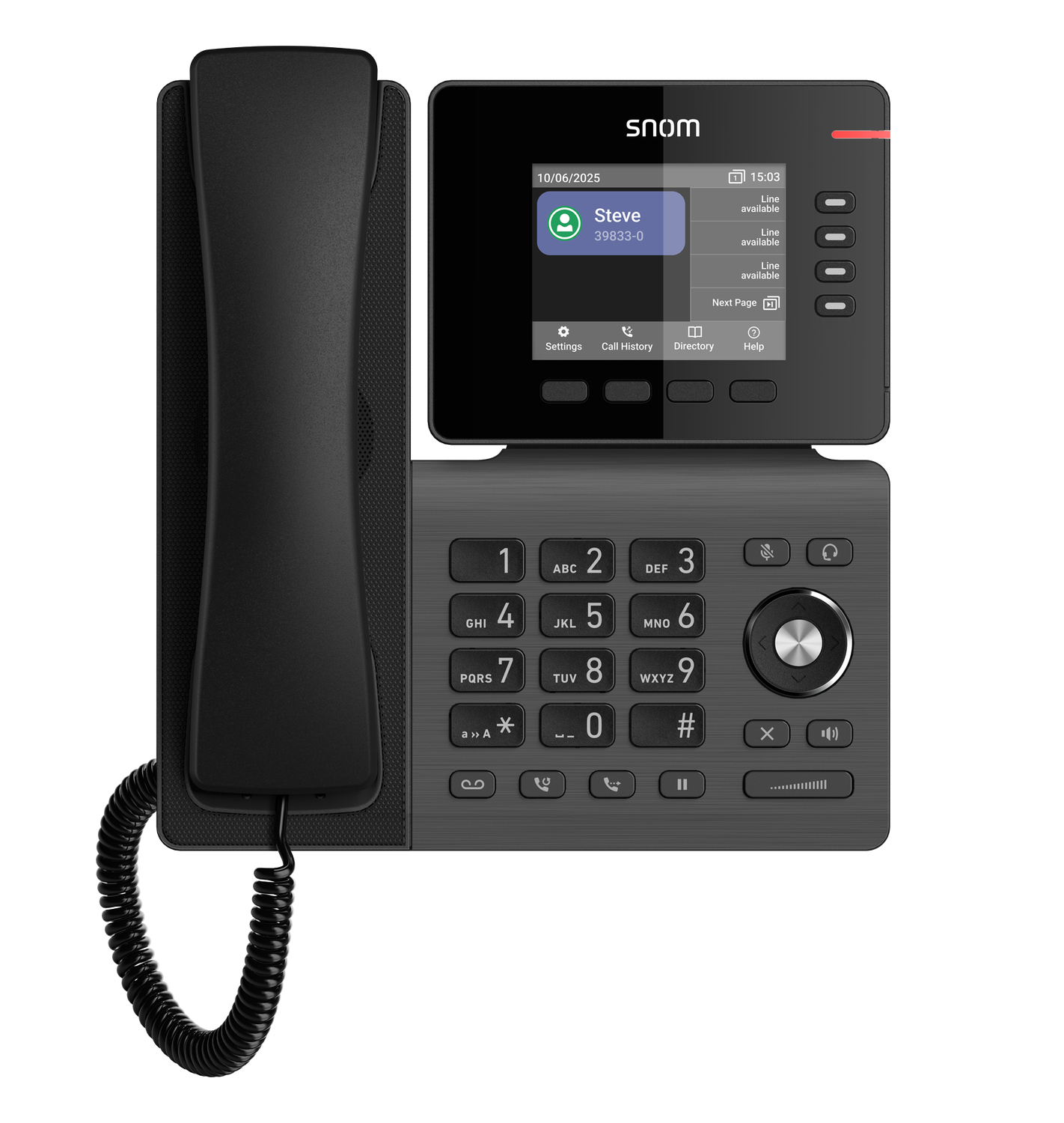 Snom Telefon D810W - VoIP-Telefon - Voice-Over-IP, Ansicht 2