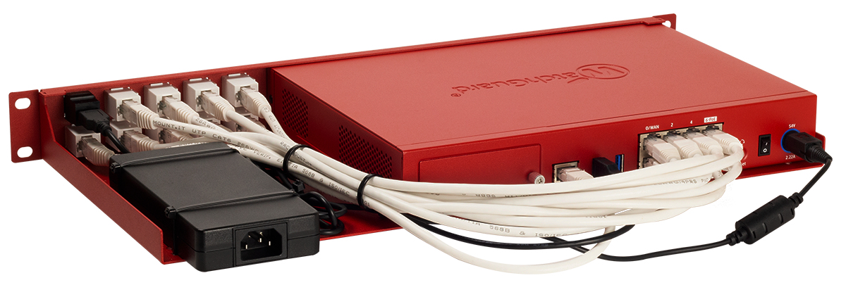 Rackmount.IT RM-WG-T7 - Netzwerk-Einrichtung - Rack montierbar - WatchGuard Red - 1U - 48.3 cm (19), Ansicht 4