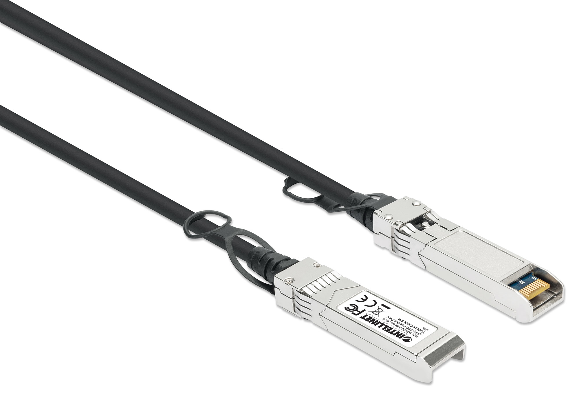 IC Intracom Intellinet - 10GBase Direktanschlusskabel - SFP+ (M) - 5 m silber 10000 Mbit/s, Ansicht 3