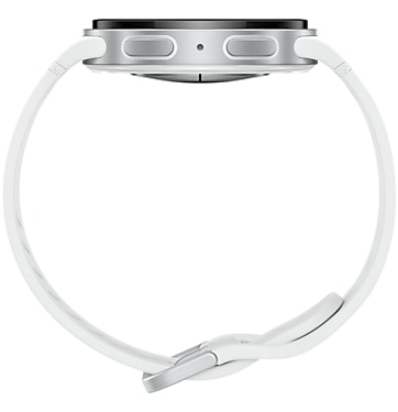 Samsung Galaxy Watch8 - 40 mm - silber - intelligente Uhr mit Sportband - weiß - S/M - Anzeige 3.4 cm (1.34), Ansicht 2