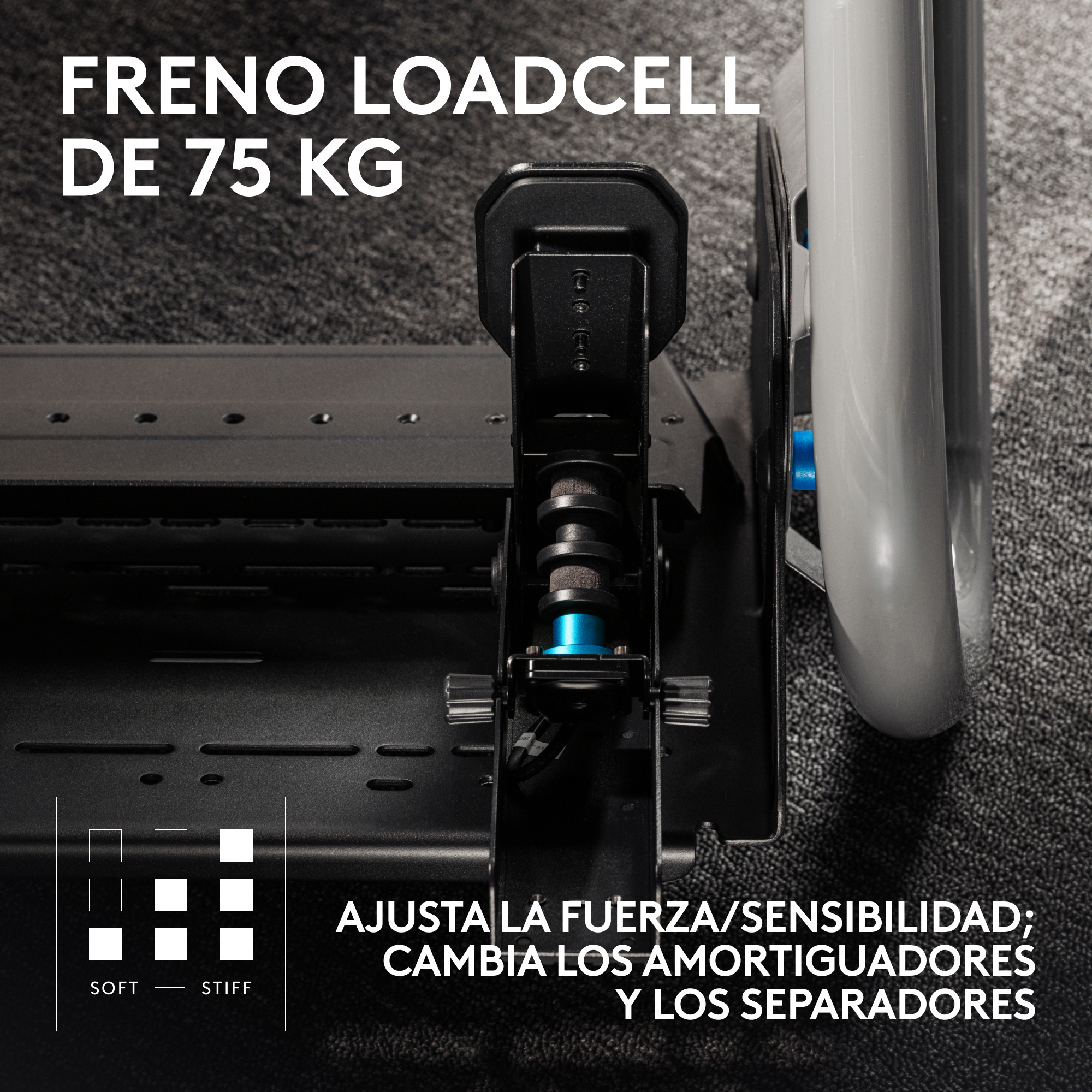 Logitech G RS Pedals - Pedale - Schwarz - für PC, Ansicht 2