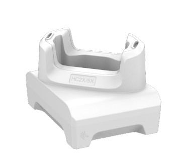 Zebra HC2X/HC5X Healthcare 1-slot white charge only cradle Compatible with hand strap, Ansicht 2