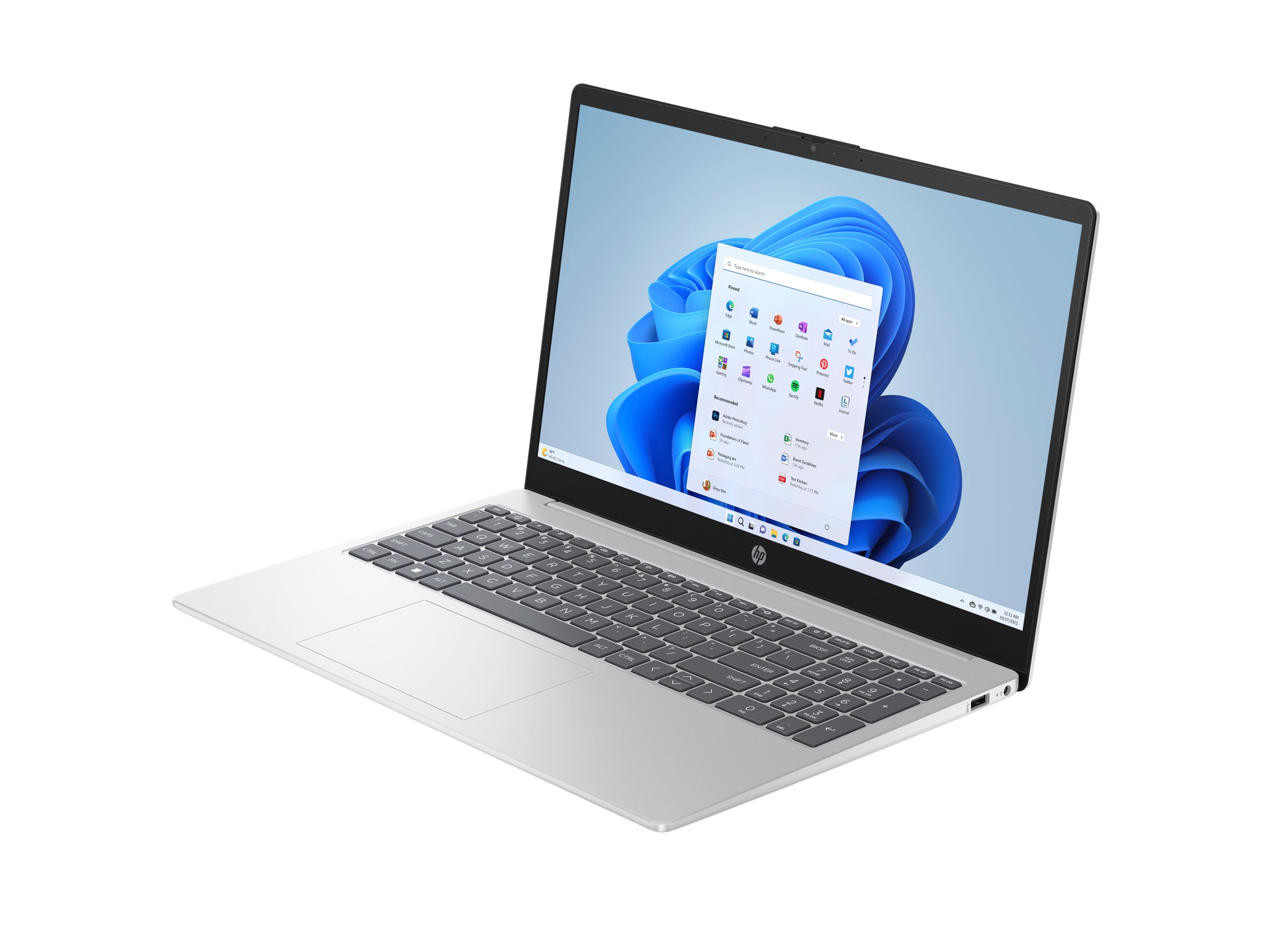 HP Laptop 15-fc0063ng - AMD Ryzen 5 7430U / 2.3 GHz - Win 11 Home - Radeon Graphics - 32 GB RAM - 512 GB SSD NVMe - 39.6 cm (15.6")