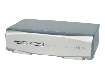 Lindy KVM Switch Pro - KVM-Switch - 2 x KVM port(s)