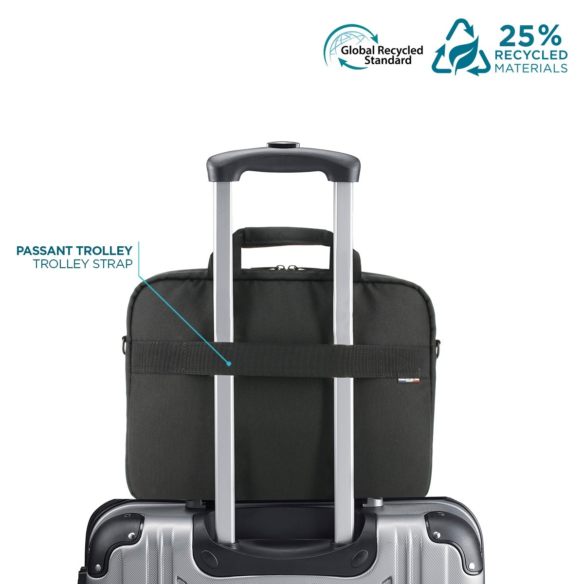 Mobilis TheOne Briefcase Toploading Blue zip 14-16'' - 25% REC, Ansicht 2