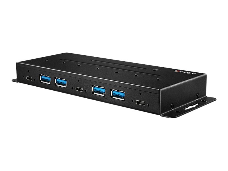 Lindy Hub - 3 x USB 3.1 Gen 2 + 4 x USB 3.1, Ansicht 5