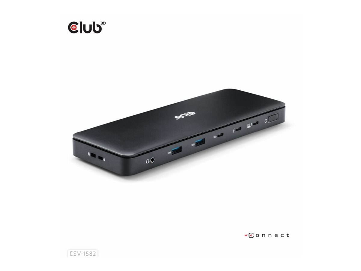 Club 3D 12-in-1 - Dockingstation - für Desktop, Laptop, Ansicht 3