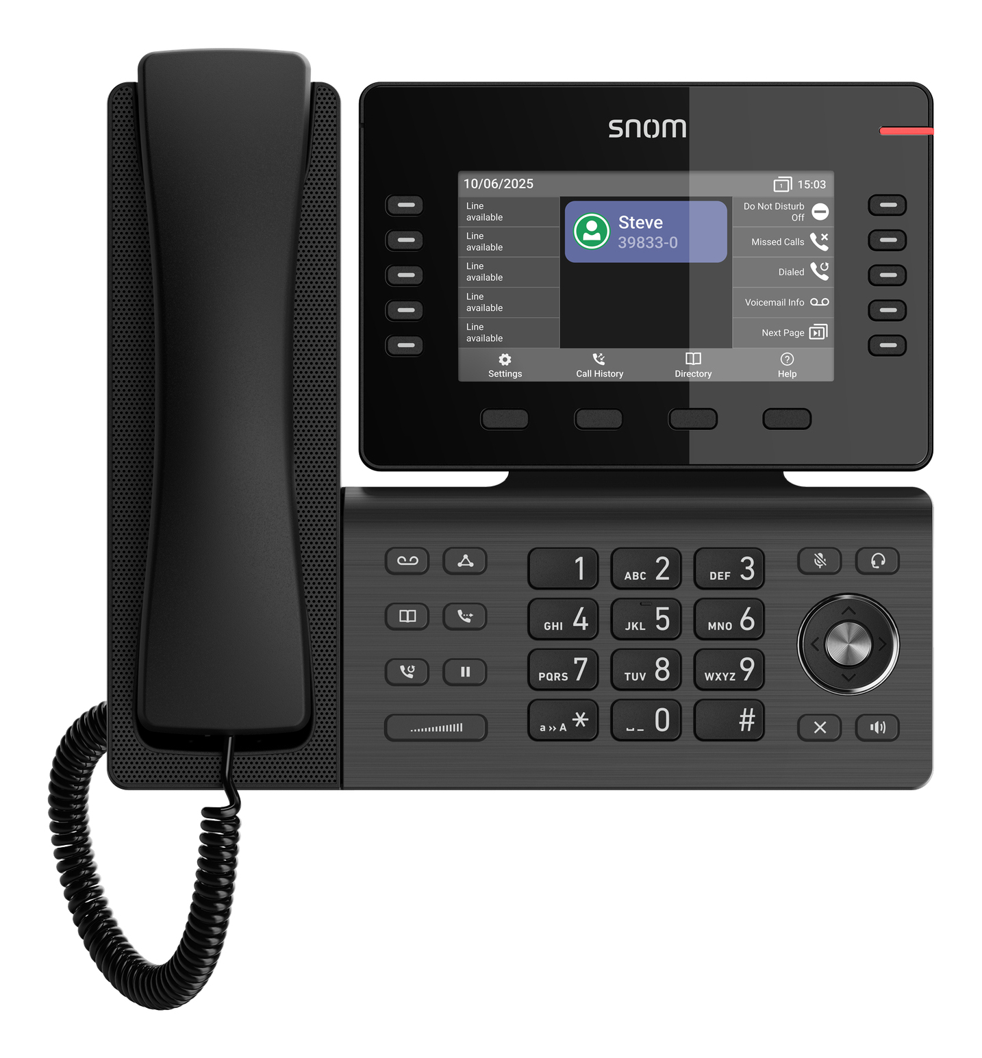 Snom Telefon D815WB - VoIP-Telefon - Voice-Over-IP, Ansicht 2