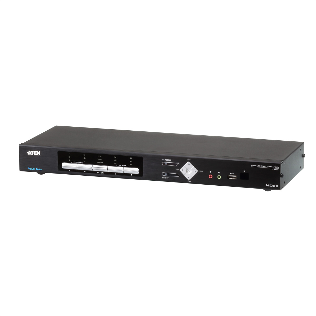 ATEN USB HDMI Multi-View KVMP Switch - KVM-Umschalter - 4-Port