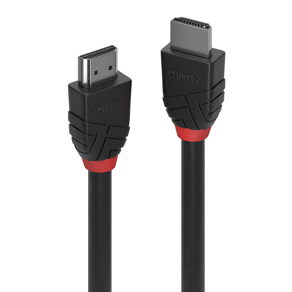Lindy Black Line - Ultra High Speed - HDMI-Kabel mit Ethernet - HDMI männlich zu HDMI männlich - 5 m, Ansicht 2