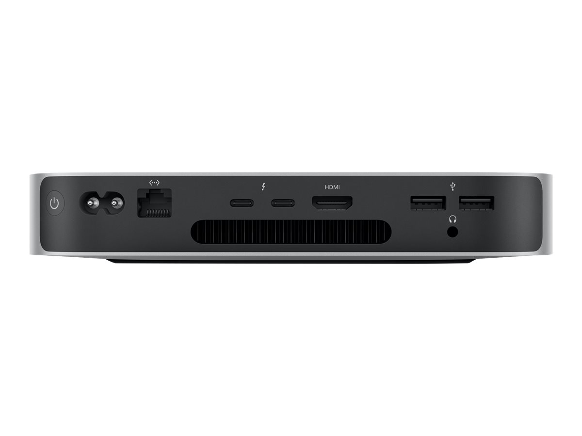 Apple Mac mini - M2 - RAM 16 GB - SSD 256 GB - M2 10-core GPU - 1GbE Wi-Fi 6E Bluetooth 5.3 - WLAN: 802.11abgnacax (Wi-Fi 6E)