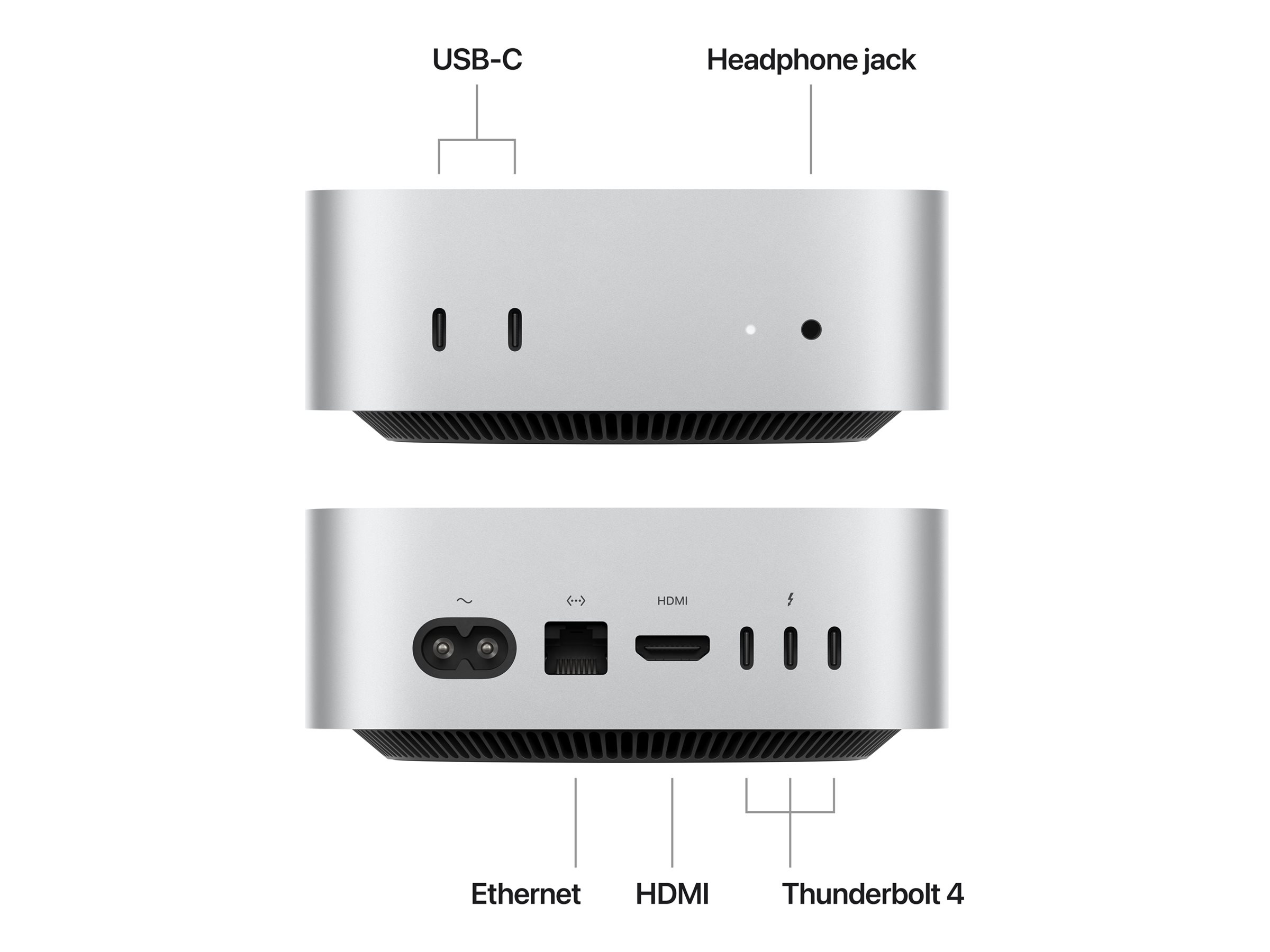 Apple Mac mini - M4 - RAM 16 GB - SSD 512 GB - Apple M4 10-core - 1GbE Wi-Fi 6E Bluetooth 5.3 - WLAN: 802.11abgnacax (Wi-Fi 6E)