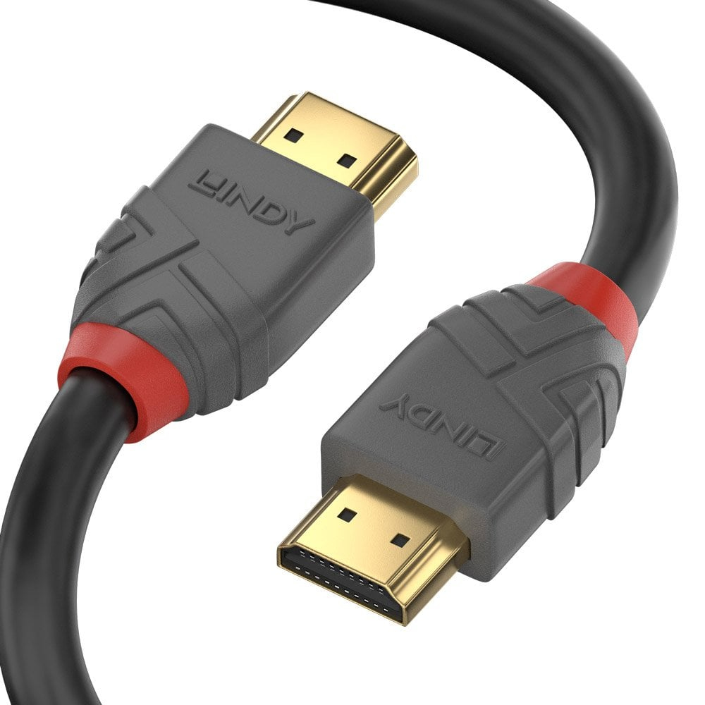 Lindy Anthra Line - HDMI-Kabel mit Ethernet - HDMI männlich zu HDMI männlich, Ansicht 2