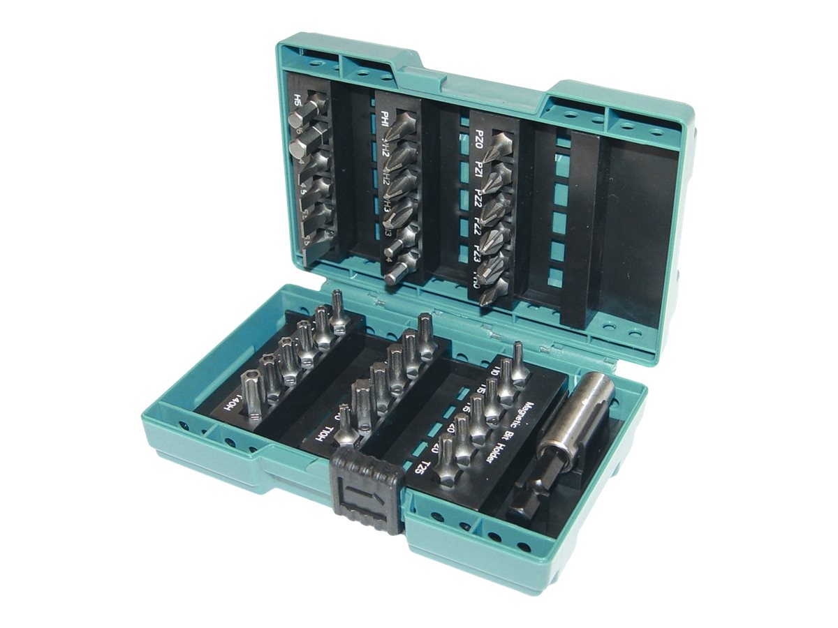 Makita Schraubenziehersatz - 37 Stücke - torx, phillips, pozidriv, hex, slot, aufbruchsicher Torx von LumaTech